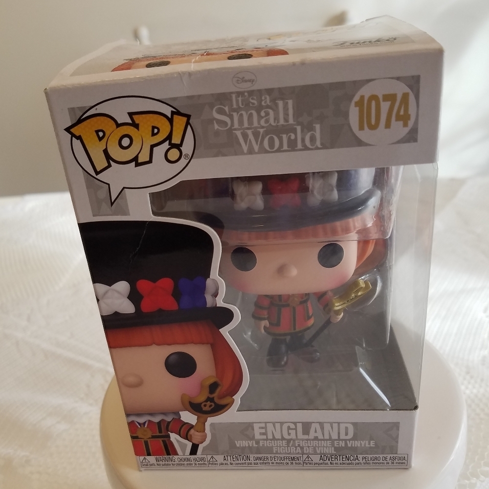 NIB Pop Funko Disney It's A Small World Vinyl Figure England